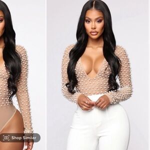 Fashion Nova Pearl Bodysuit